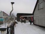 Likwidacja bocianiego gniazda. 24.12.2009r.