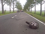 Zdjęcia z wypadku samochodowego na K-11 12.05.2009