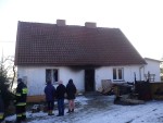 Pożar mieszkania Lubniczka - 21.12.2012