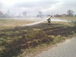 Pożar traw- 12.4.2012r