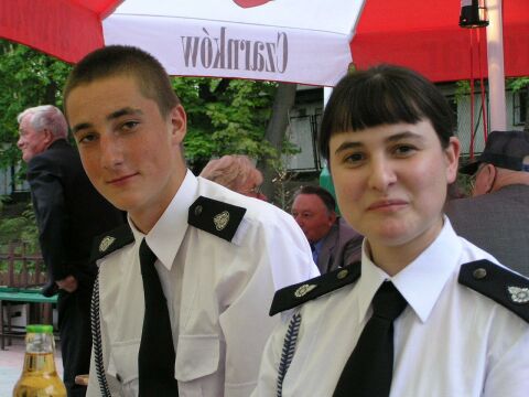 Jadzia Burzyńska i Darek Domański.
