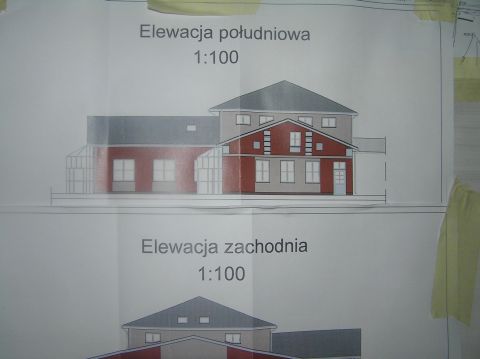 Elewacja poudniowa - widok od strony ulicy Szczecineckiej