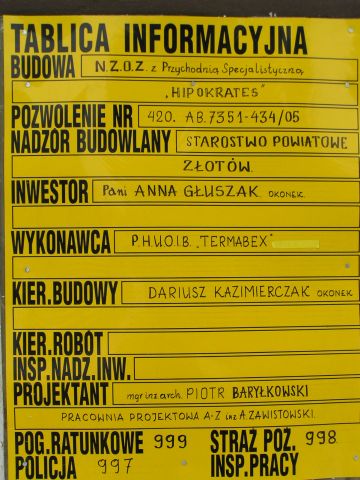 Tablica informacyjna