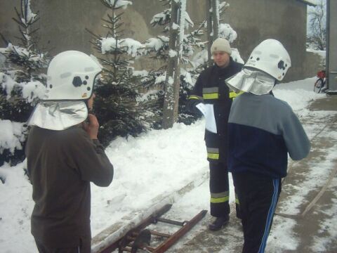 Rzadki i Kabieda przygotowuj si do wicze.