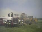 pożar sterty w Borucinie