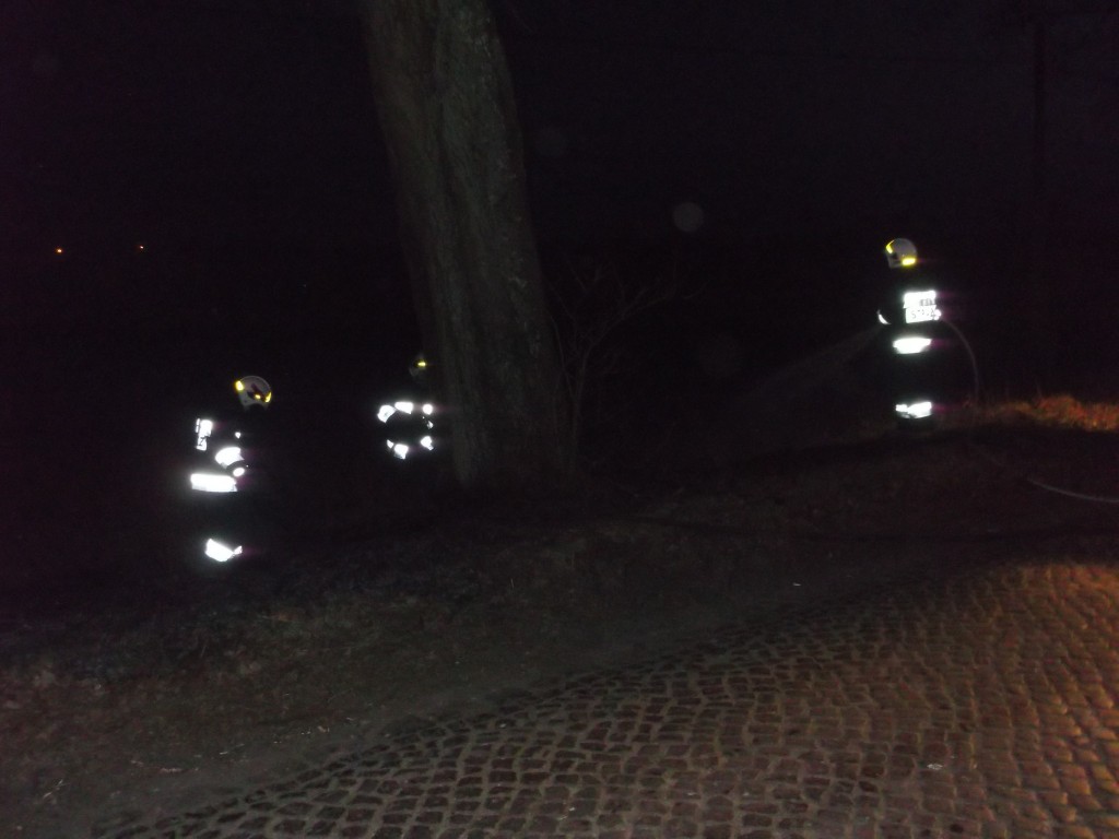 Pożar traw przy ul. Dworcowej
