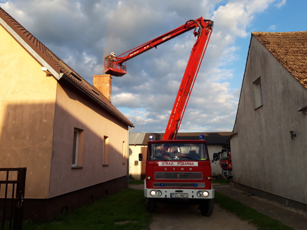 Pożar w przewodzie kominowym