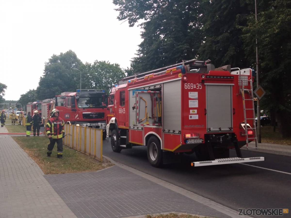 Pożar budynku gospodarczego