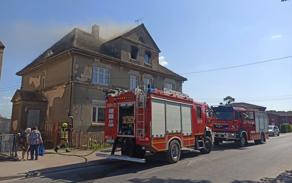 Pożar w budynku wielorodzinnym