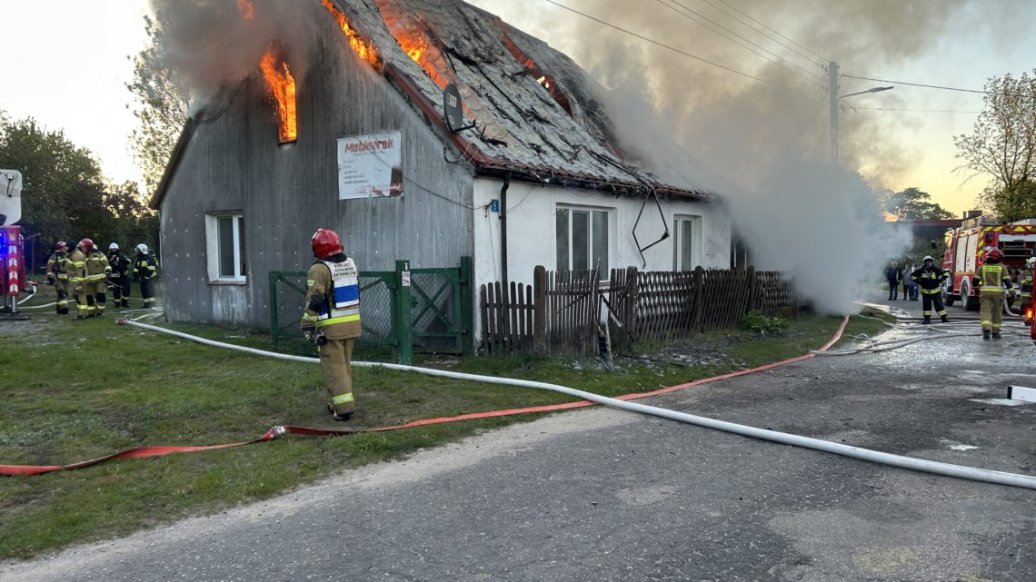 Pożar budynku mieszkalnego – Drawień