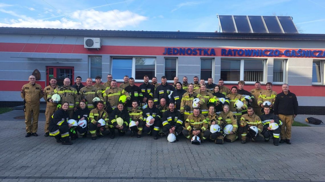Zakończenie kursu podstawowego strażaka OSP