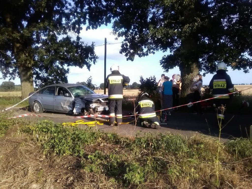 Wypadek drogowy Lotyń-Skoki