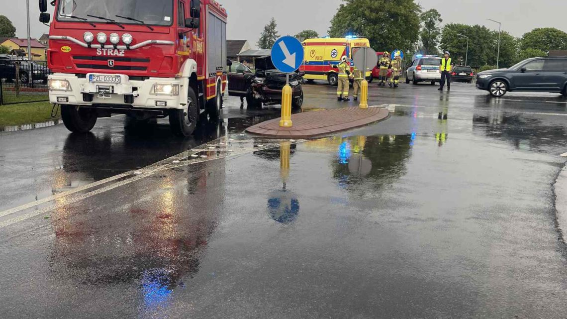 Dwie kolizje na DK -11