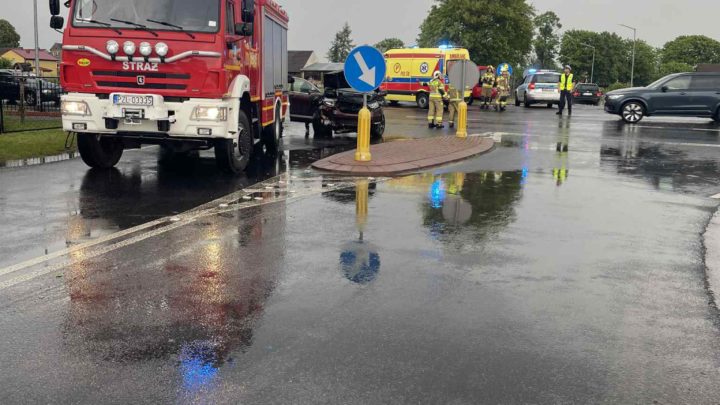 Dwie kolizje na DK -11
