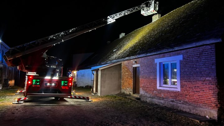 Pożar przewodu kominowego