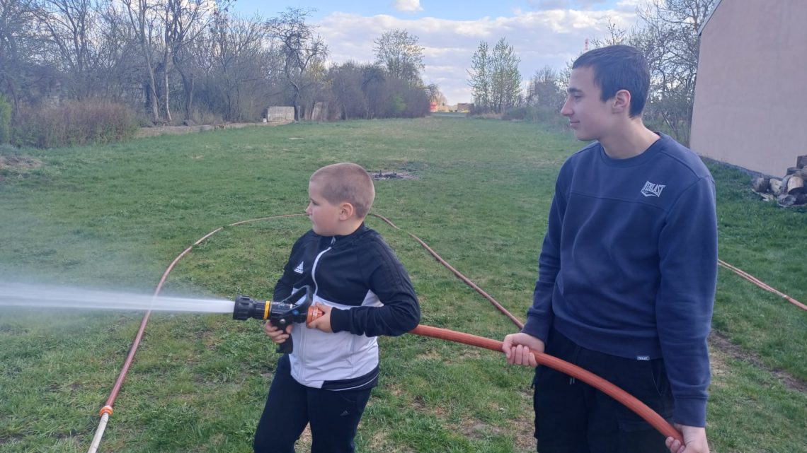 Ćwiczenia MDP z budowania linii gaśniczych